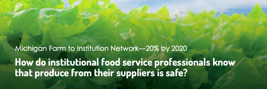 How do institutional food service professionals know that their food is safe?